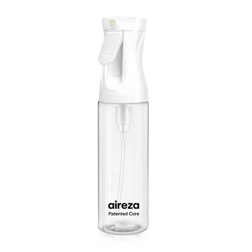 aireza continuous-spray-bottle-ultra-fine-mist image shows ultra-fine mist for even hair styling