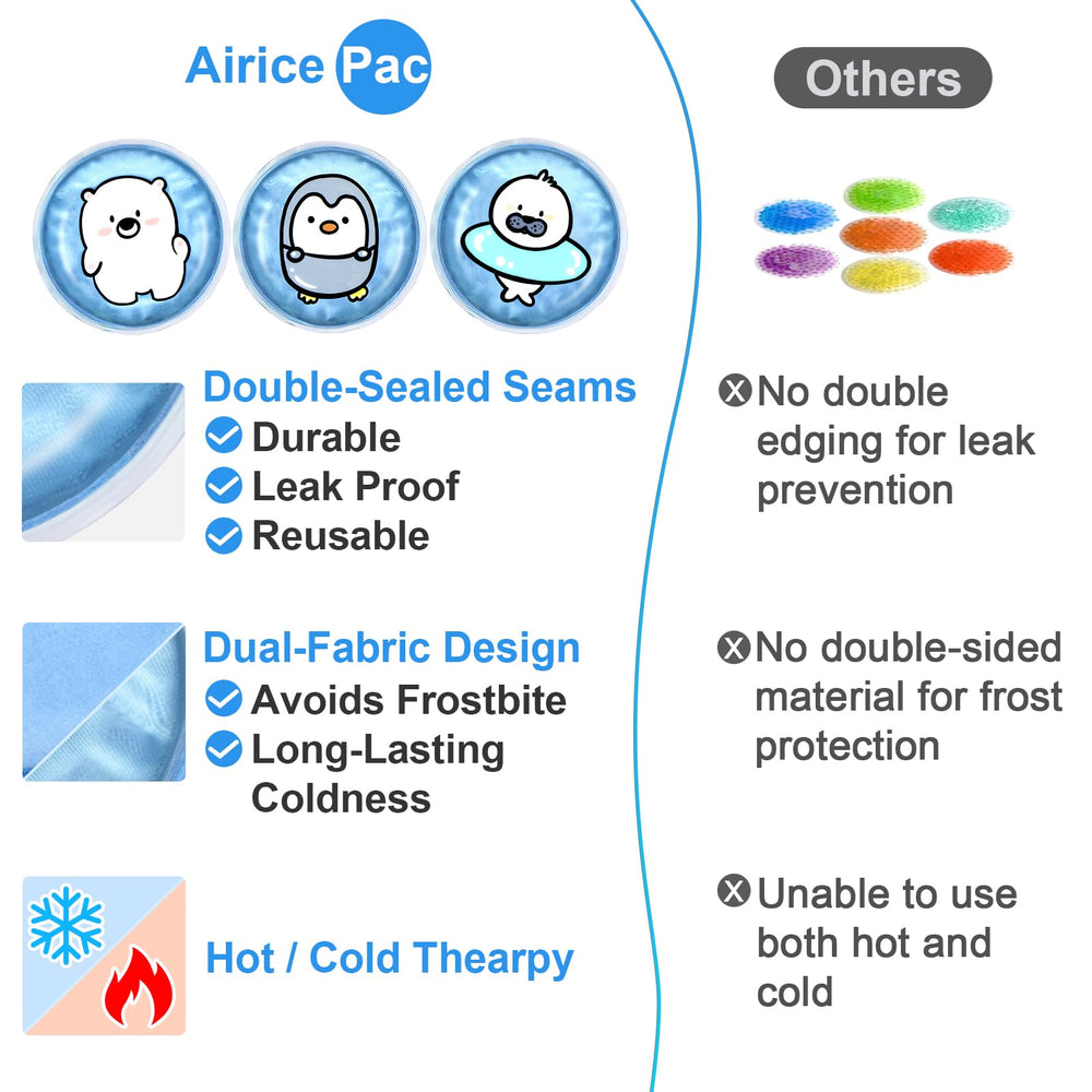 AiricePac pack sized to fit a child's hand for easy cooling.