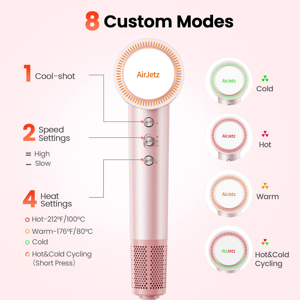 AirJetz low-noise operation keeps your routine quiet at home.