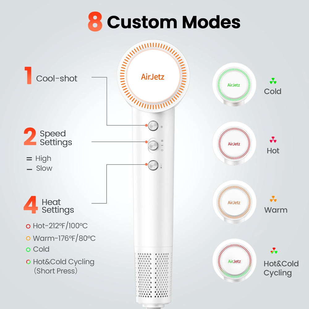 AirJetz lightweight design reduces arm fatigue during use.