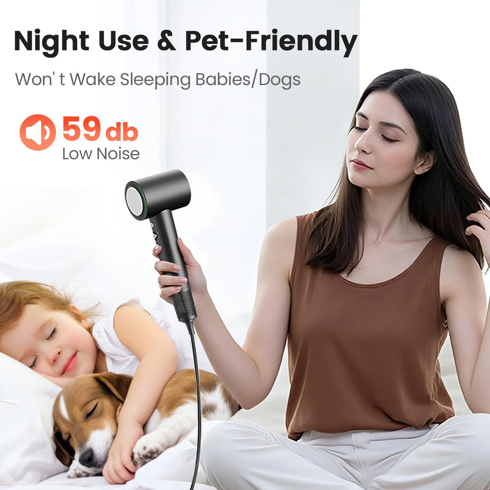 AirJetz low-noise design keeps noise under 60 dB.