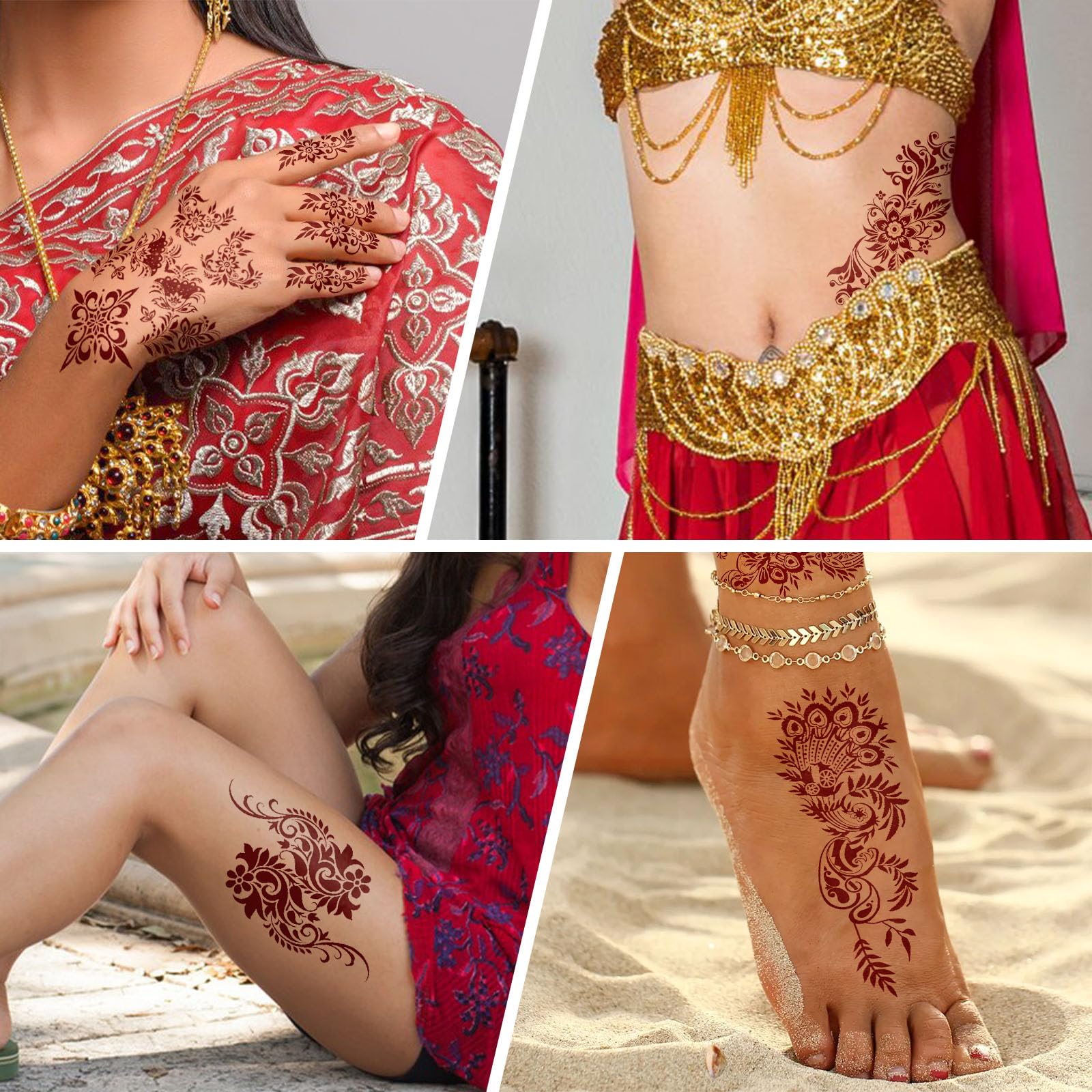 AIRNOGO festival ready mehndi looks suit weddings parties and music events