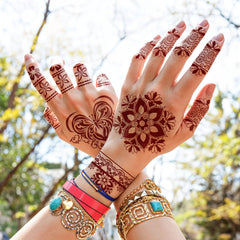 AIRNOGO Henna motifs closeup highlights 74 designs for unique mehndi looks