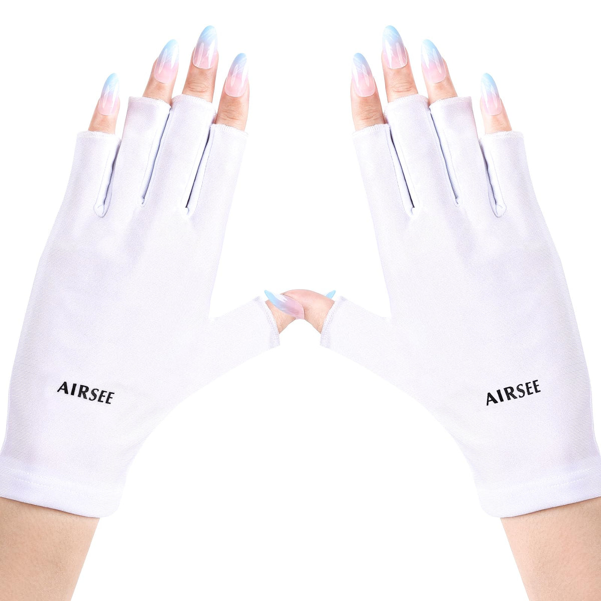 AirSee guantes UV para lámpara de uñas, protección duradera para manos