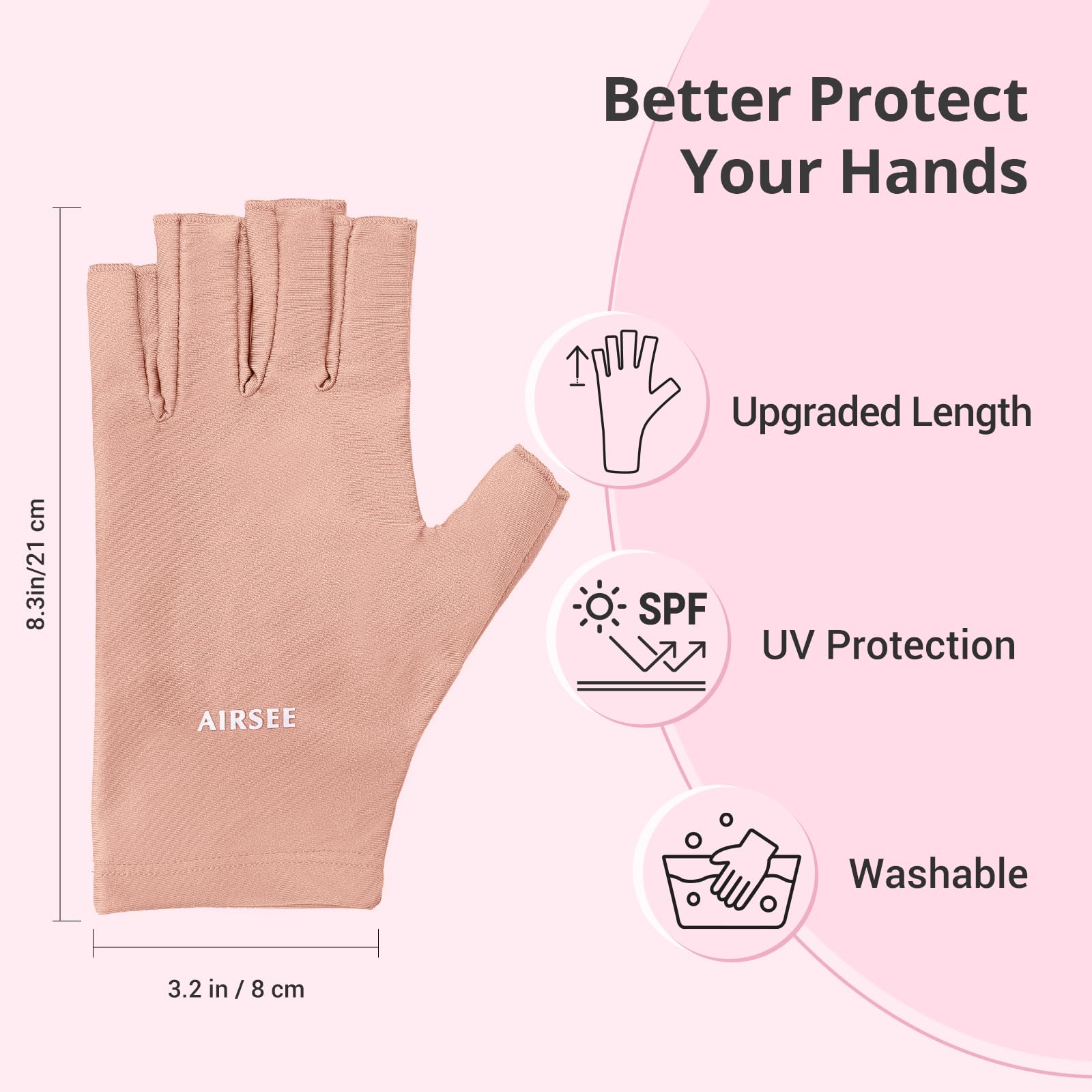 AirSEE lavado fácil sin perder protección UV