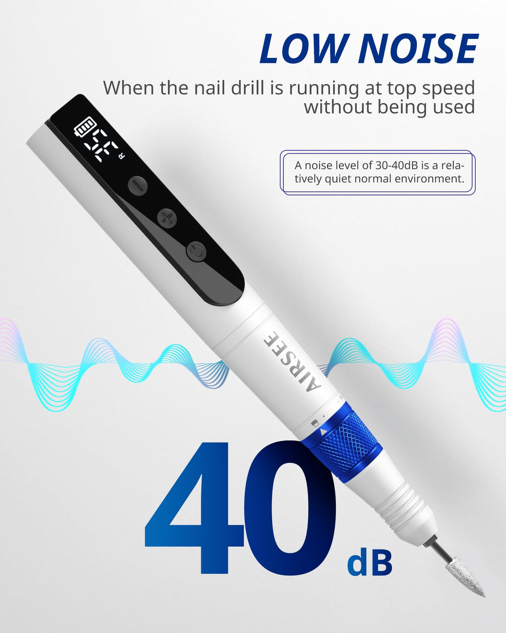 AIRSEE dual-direction rotation supports left- and right-handed use
