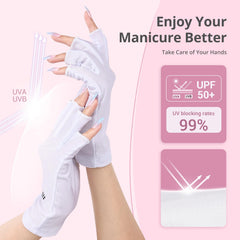 AirSee tejido nylon-lycra suave para guantes anti-UV