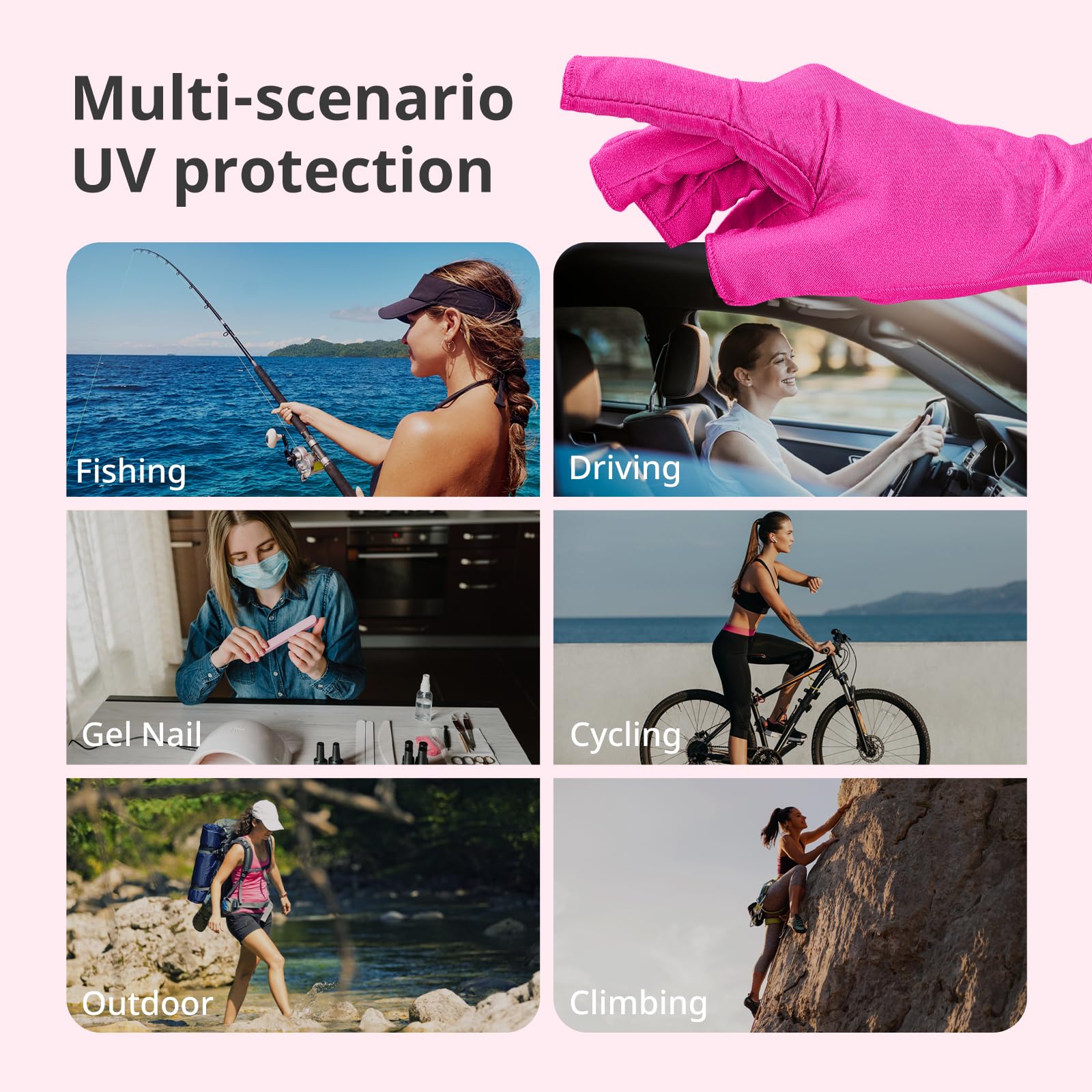 Wash AIRSEE UV Gloves before use to prevent lint.