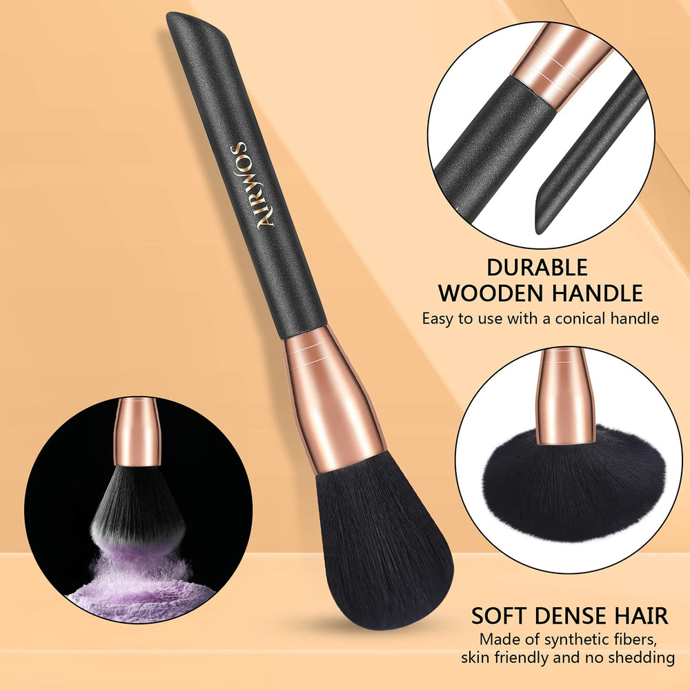 AirWos concealer brush provides precise coverage and feathered blend.