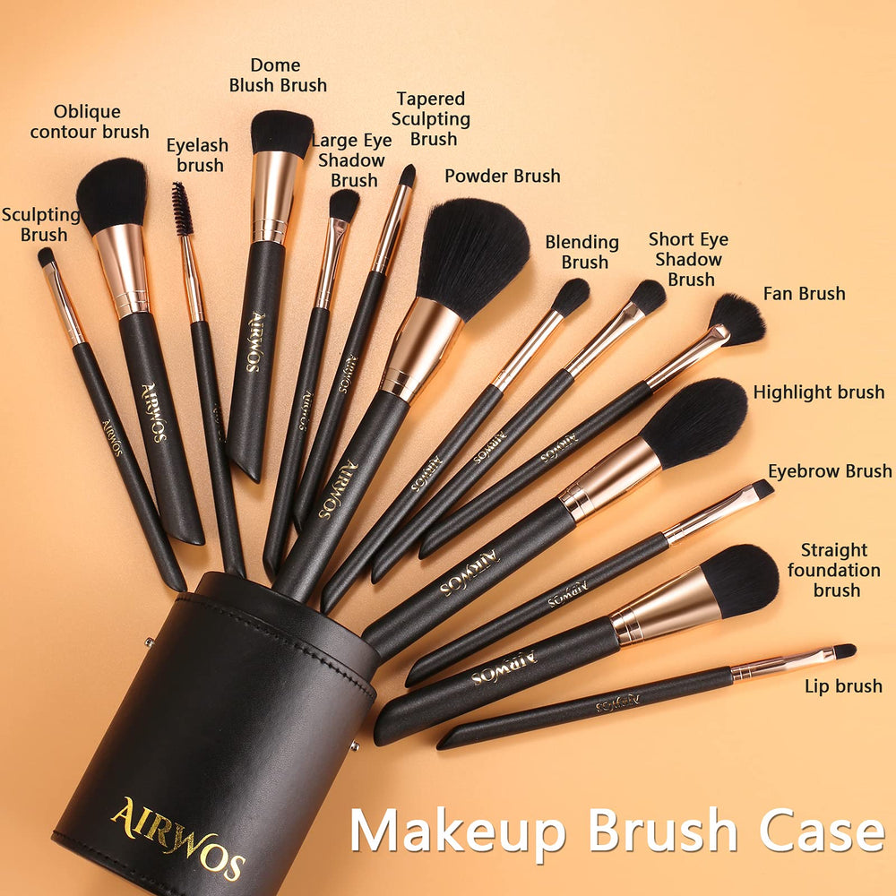 AirWos foundation brush for smooth, streak-free complexion application.