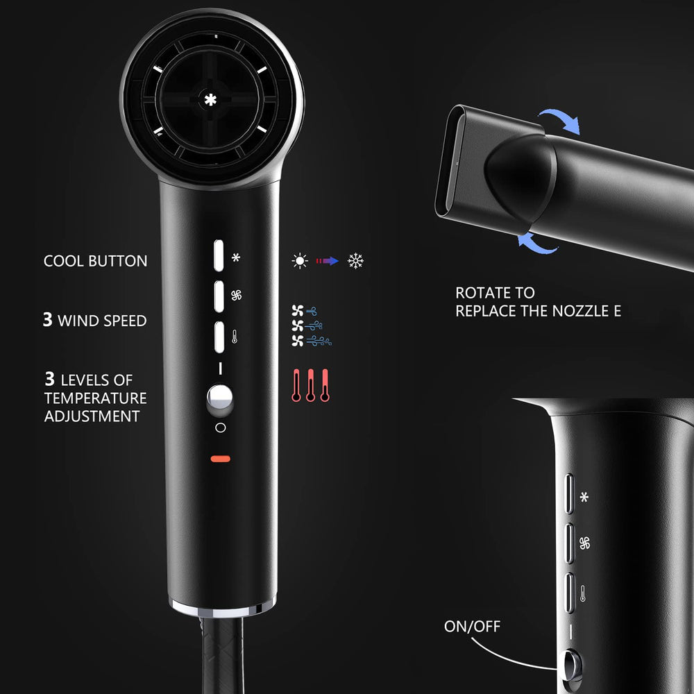 Airyomi 3 heat 3 speed system enabling personalized airflow without overheating