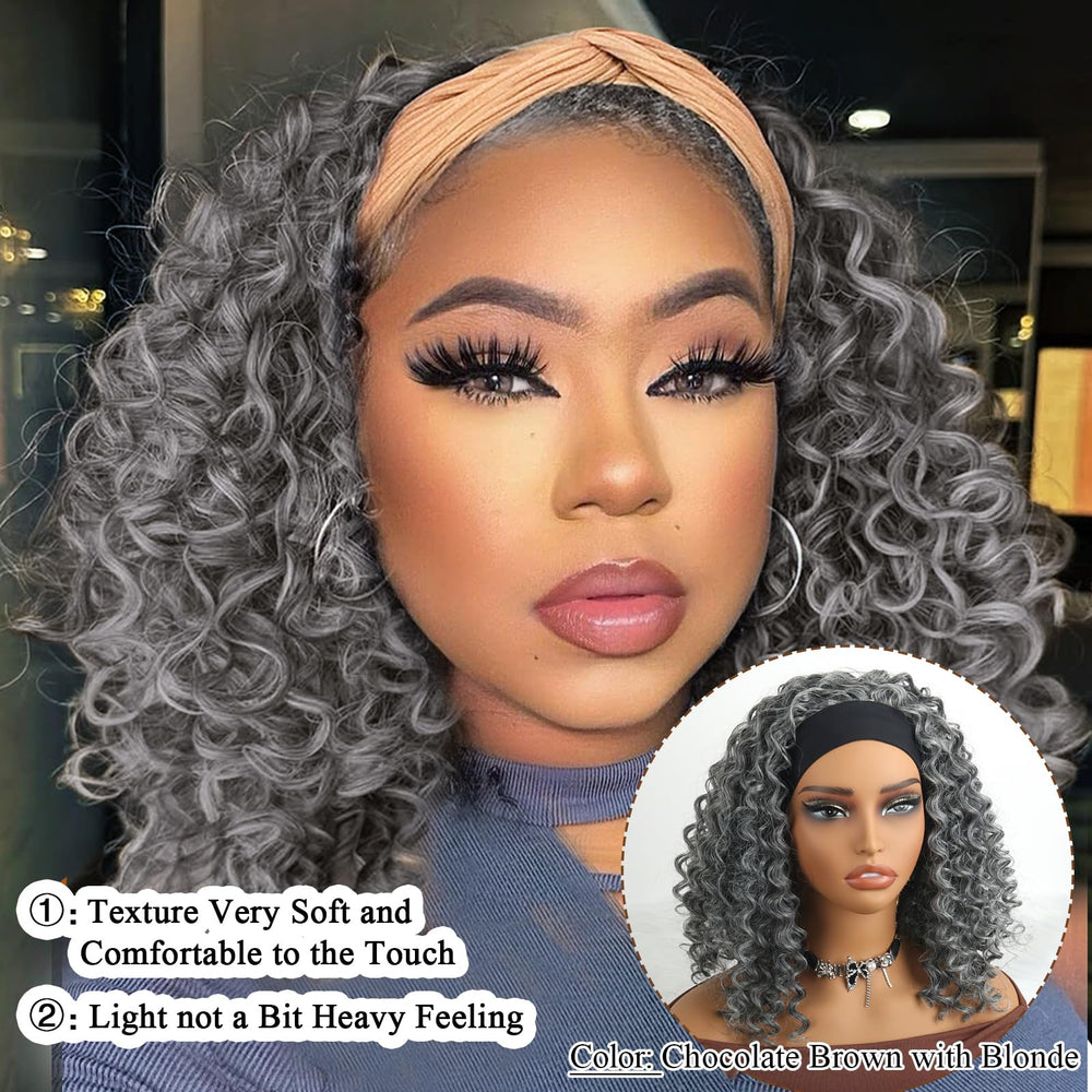 Aisaide kinky curly wig showcases adjustable cap for secure glue-free fit