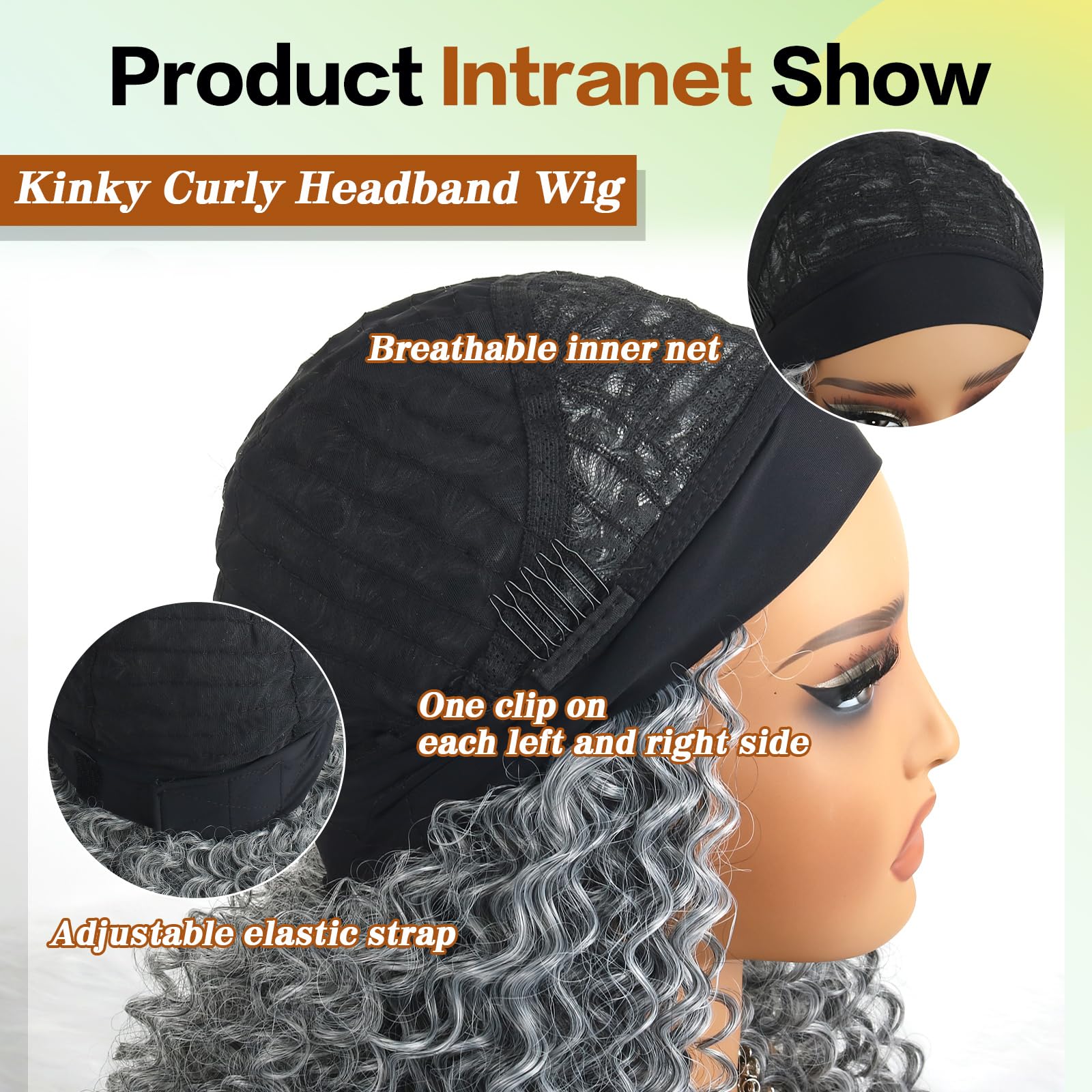 Aisaide 12inch grey headband wig suited for everyday style, parties, or cosplay