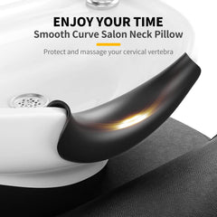 AISEELY portable neck rest fits most basin sinks for versatile setup