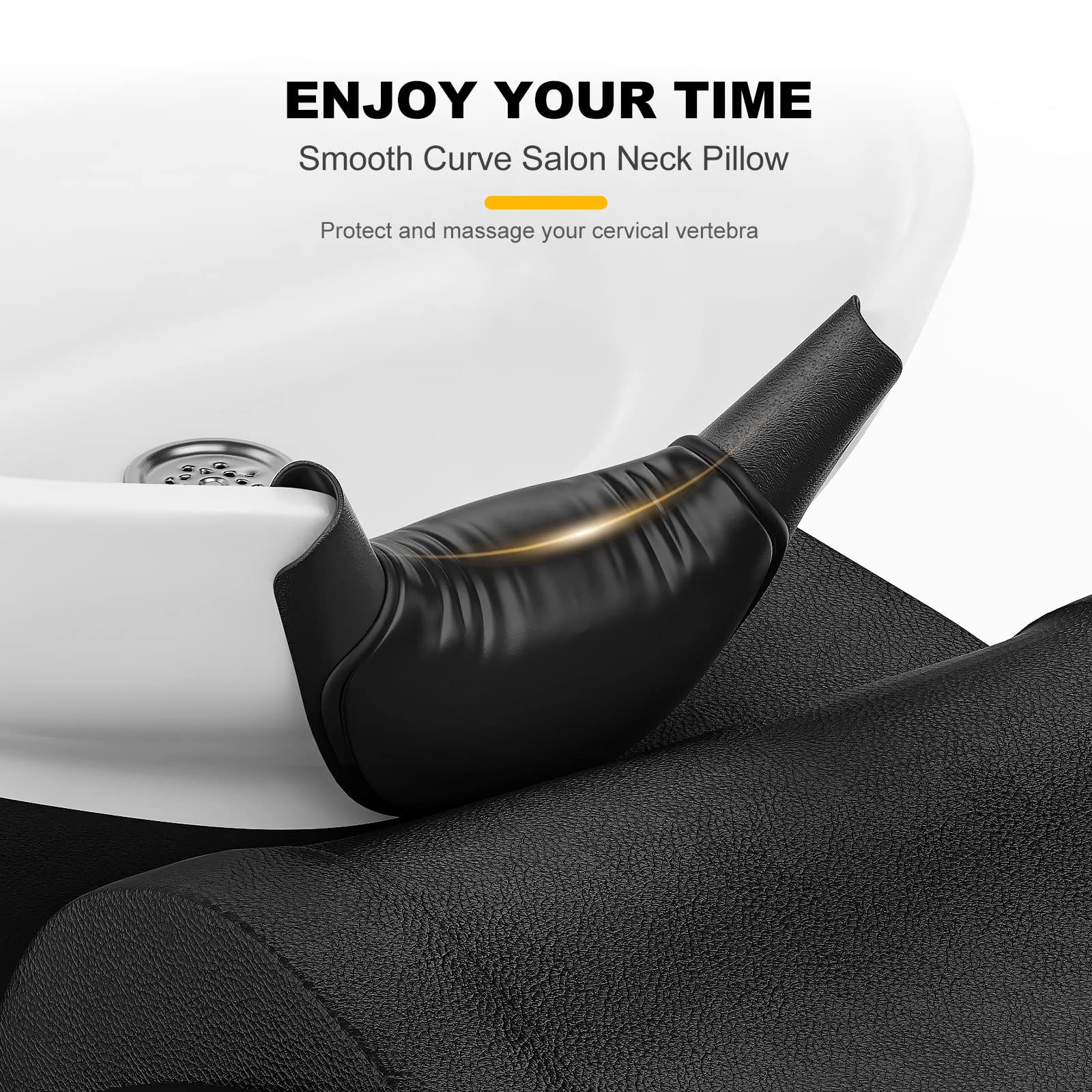 AISEELY versatile neck rest fits most sinks for home or salon