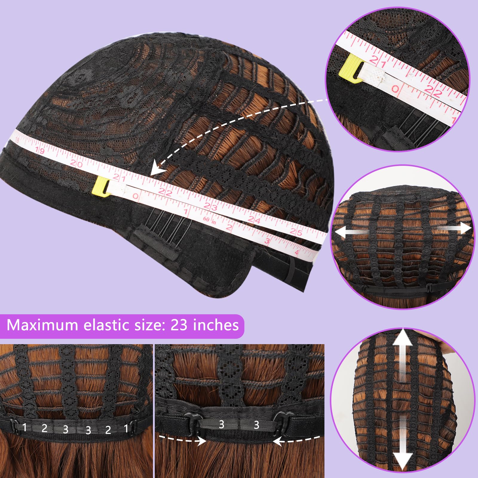 AISI HAIR Bob Curly Wig soft fiber closeup suitable for effortless wear