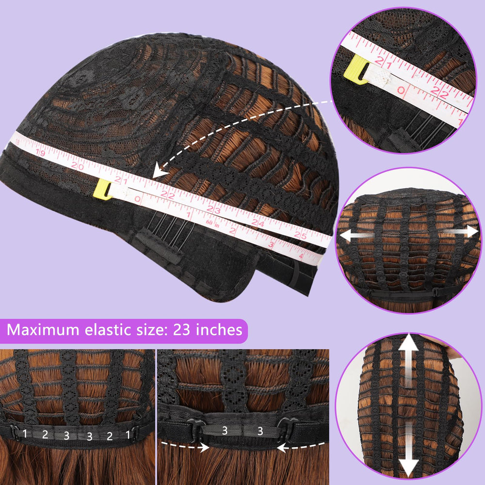 AISI HAIR Bob Curly Wig soft fiber closeup suitable for effortless wear