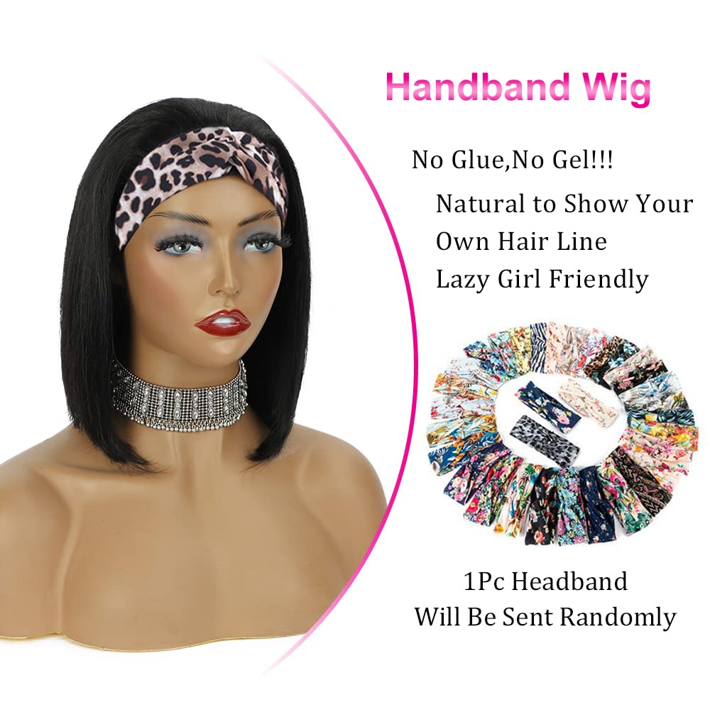 AISI Headband Wigs ponytail-ready look enables easy updos without glue
