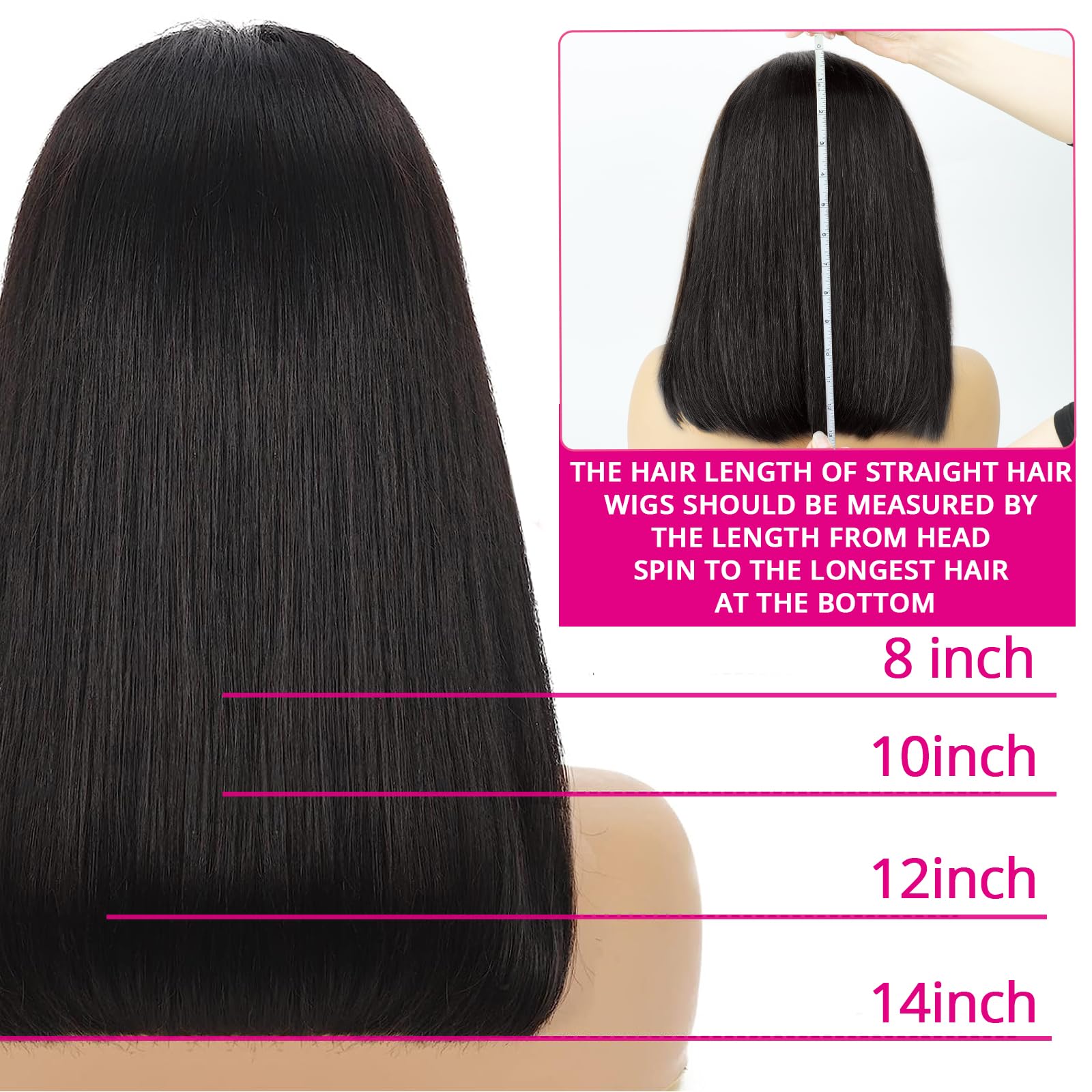 AISI Headband Wigs soft silky Remy hair feel with natural movement