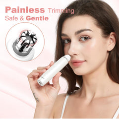 aisleek foil shaver for facial peach fuzz removal.