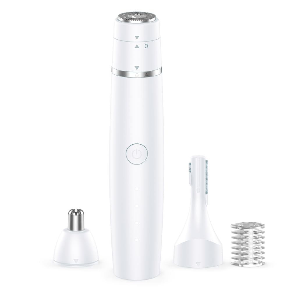 aisleek nose hair trimmer close-up shows compact travel design.