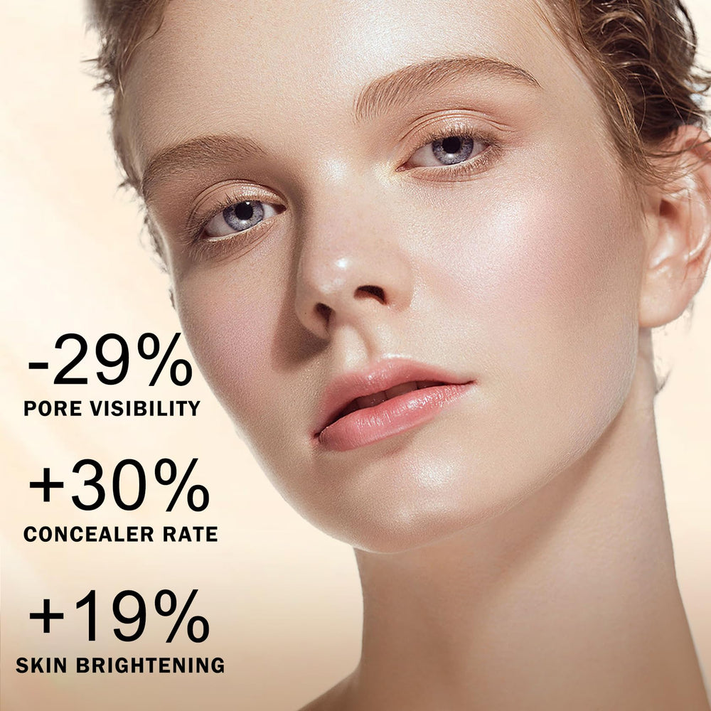 AIUEO natural matte finish on skin with long-lasting look.