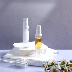 Aiyorse airless pump bottle closeup—leak-free design supports clean, hygienic use.