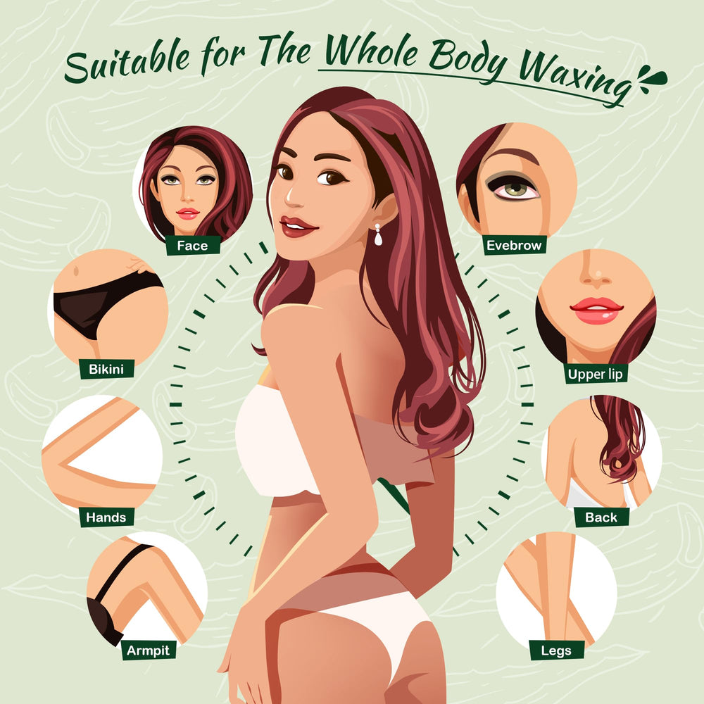 Ajoura Wax Beads Face Eyebrow Hair Removal captures precise, gentle shaping for delicate facial skin