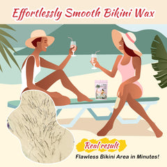 Ajoura wax beads designed for sensitive skin with coconut oil