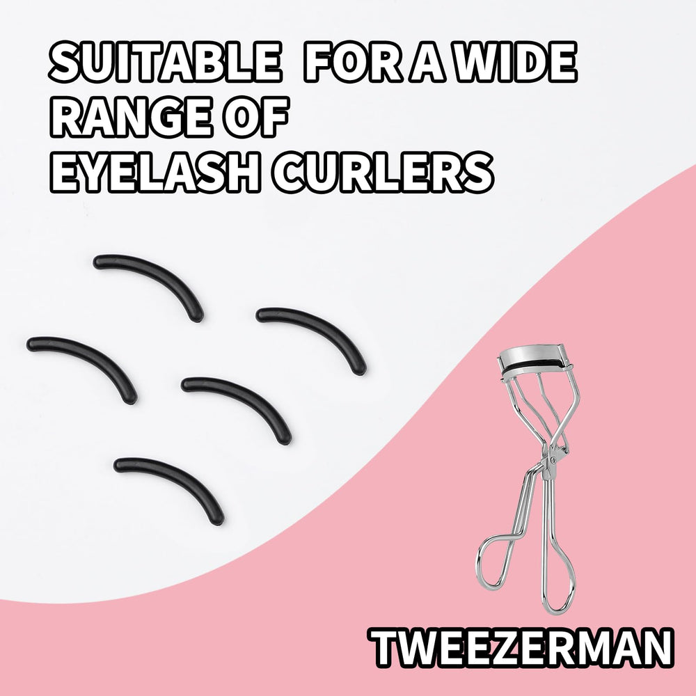 Ajrwiiy soft silicone refill pads close-up; durable, comfortable curling support.