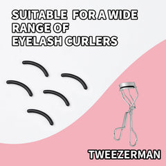 Ajrwiiy soft silicone refill pads close-up; durable, comfortable curling support.