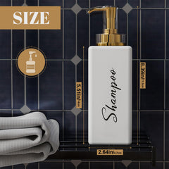 Akalin no-leak pump dispenser close-up, prevents drips during daily shower.