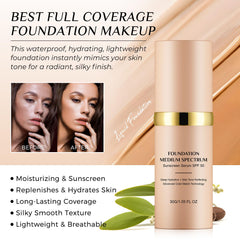 akareni Color Changing Foundation swatches show shade matching options.