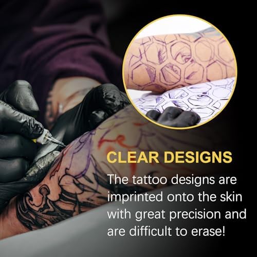 akareni tattoo stencil transfer gel, 5.1 oz, ready for busy studios