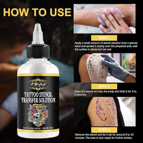 akareni tattoo stencil transfer gel delivers clear, sharp patterns that resist smudging