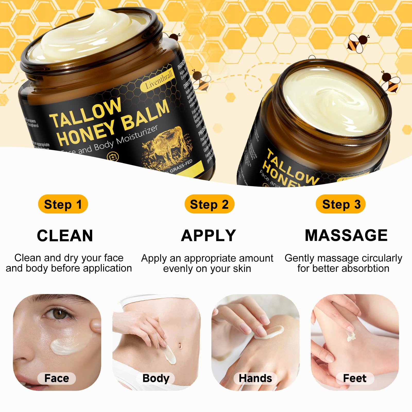 AKIICHI Balm on forearm shows non-greasy finish after absorption