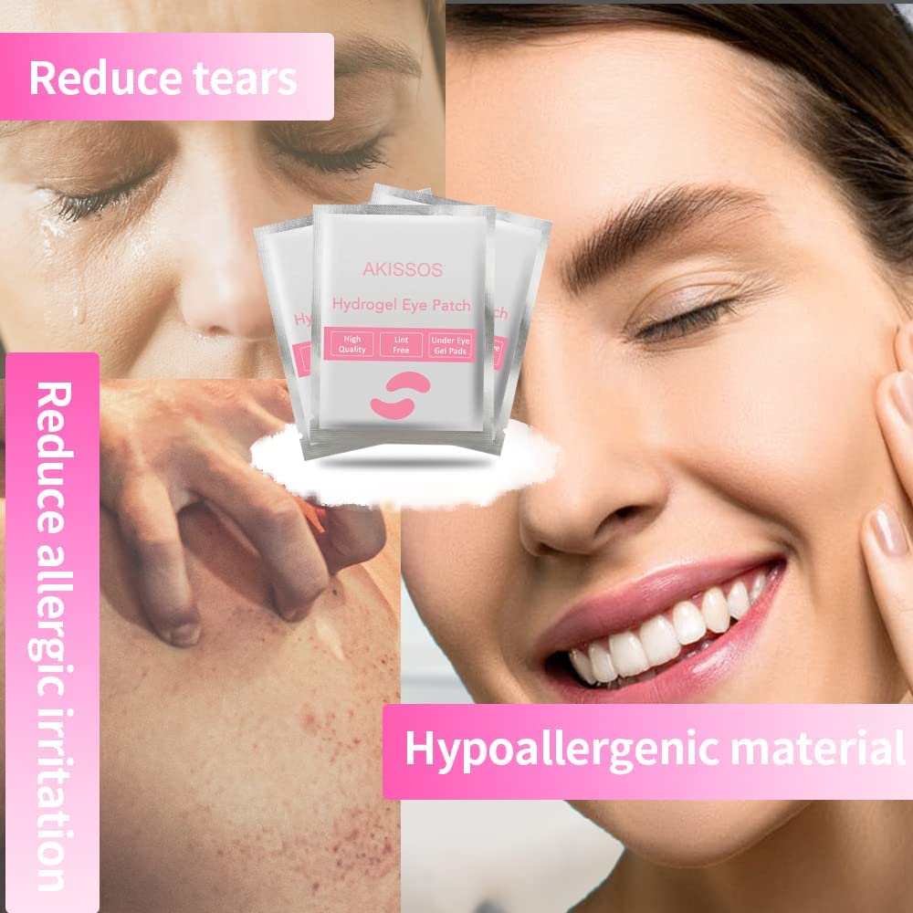 Akissos patches with aloe extract offer gentle removal and soothing feel.