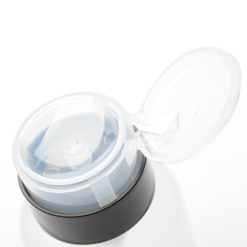 AKOAK liquid dispensing bottle aids precise cotton ball or swab application.
