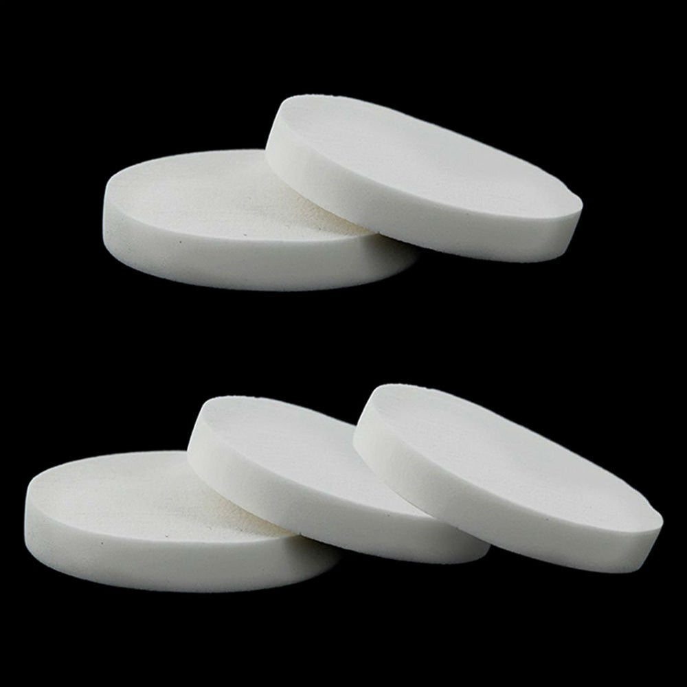 AKOAK puff packaging white 20pcs ideal for travel and compact makeup.