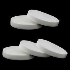 AKOAK puff packaging white 20pcs ideal for travel and compact makeup.