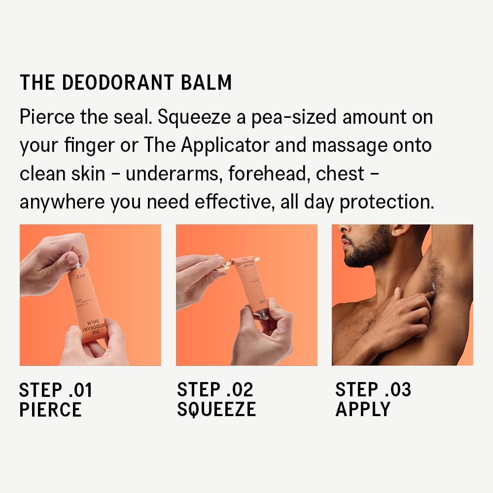 AKT Deodorant Balm protects clothes from stains during wear
