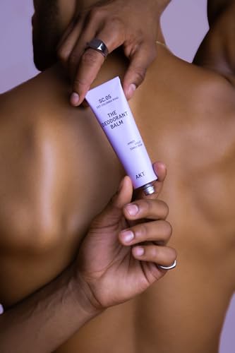 AKT Deodorant Balm dry finish on skin appears invisible and non-sticky.