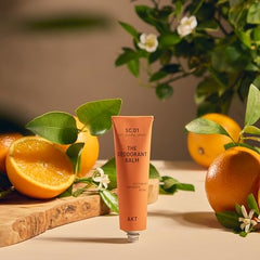 AKT Deodorant Balm on dry finish demonstrates invisible protection for clothes