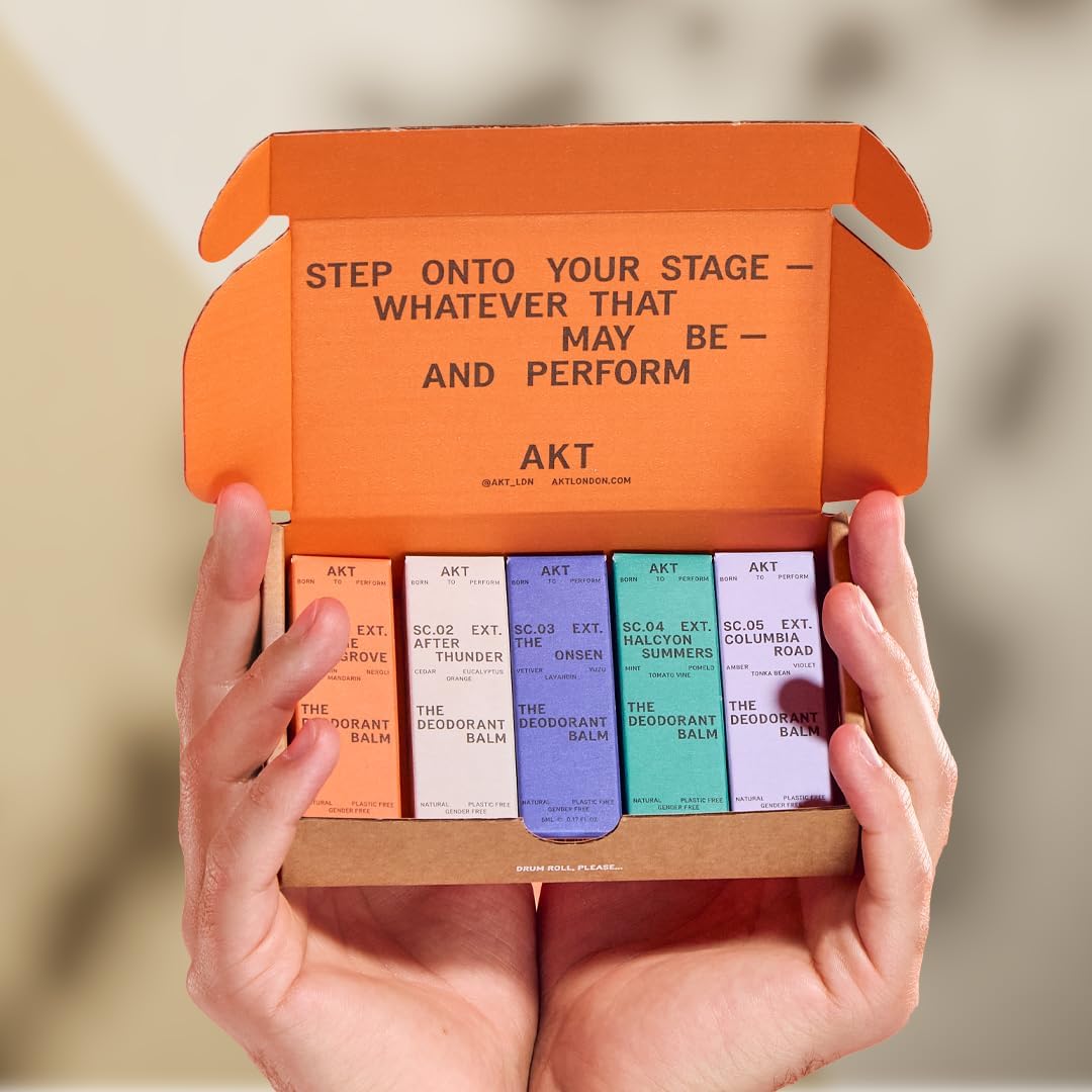 AKT Deodorant Balm moisturizes skin while leaving a dry, non-sticky finish.