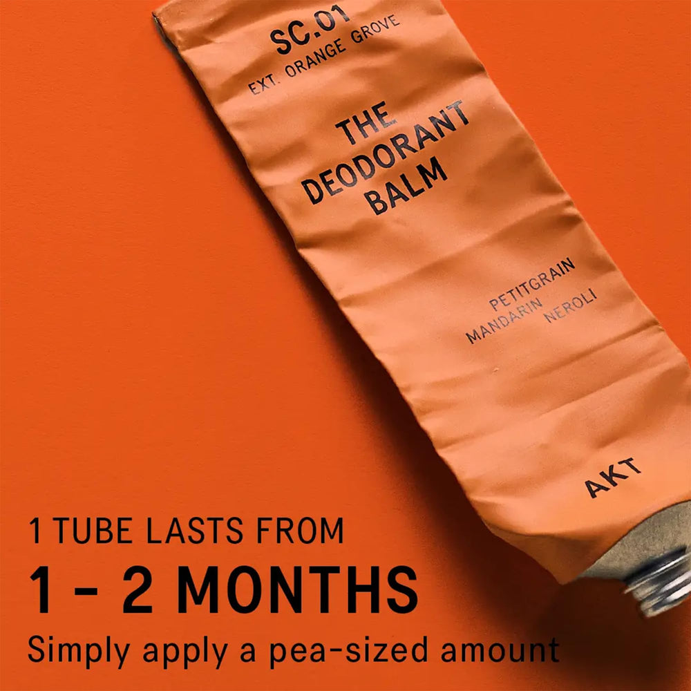 AKT Deodorant Balm vegan formula and plastic-free packaging