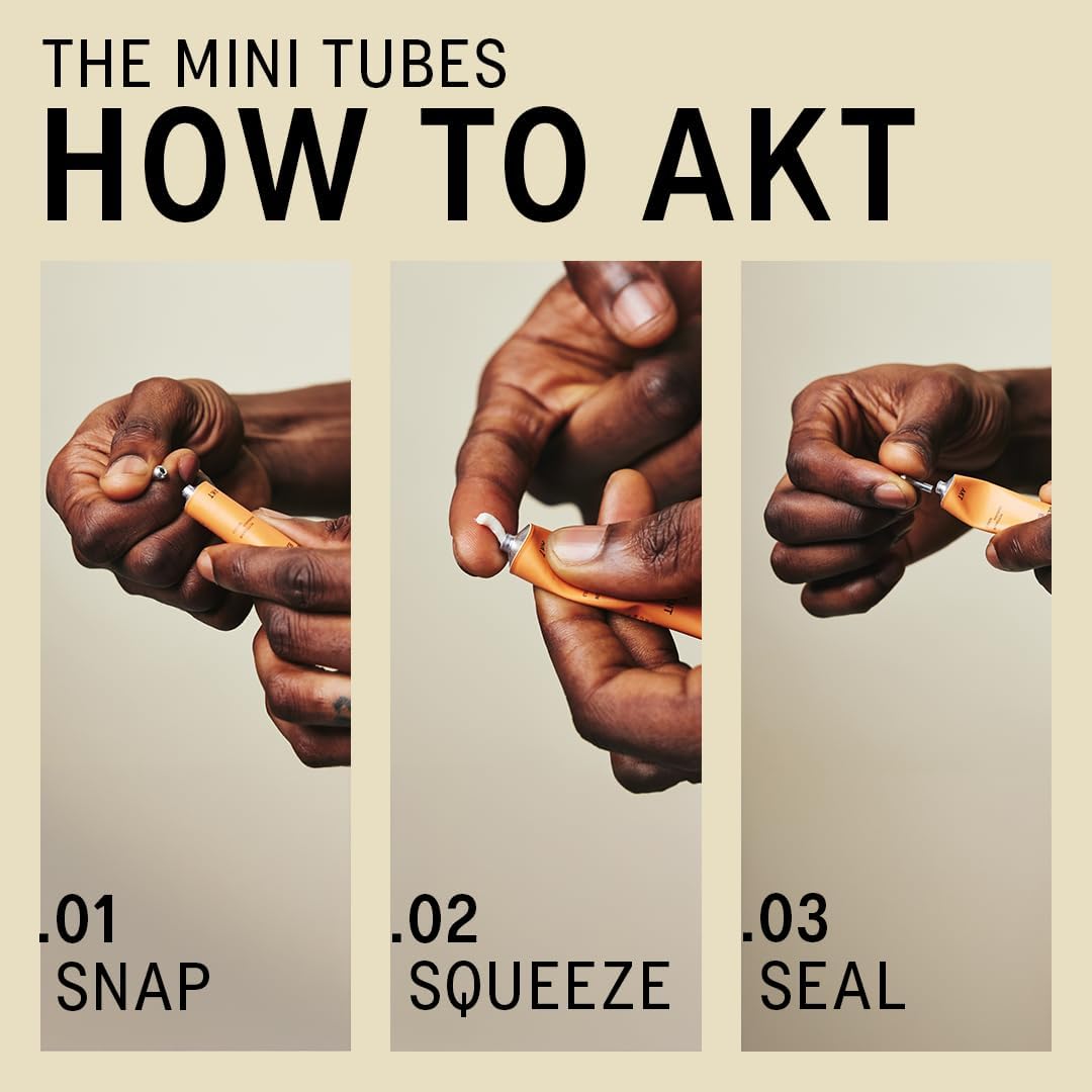 AKT Fragrance collection displays five signature scents for daily rituals.