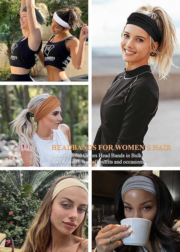 aktvshow breathable elastic fabric headband keeps you cool during workouts