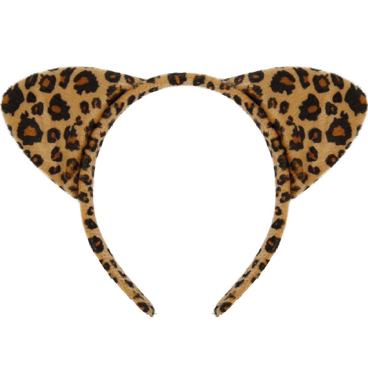 AKTVSHOW cheetah ears headband close-up shows realistic leopard ears for standout cosplay.