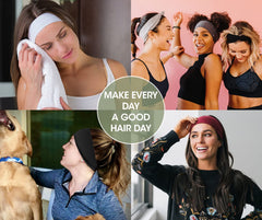 AKTVSHOW headbands 12-pack offer vibrant colors for versatile outfits and moods.