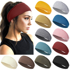 AKTVSHOW headbands for short hair demonstrate non-slip grip during workouts, keeping hair away from your face.